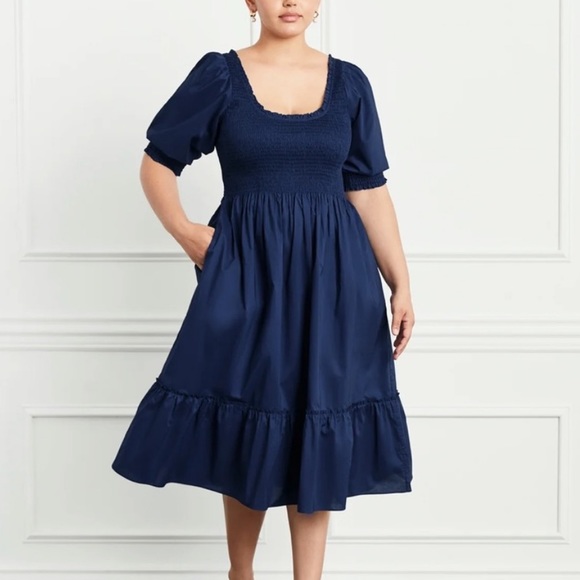 Hill House | Dresses | Nwt Hill House The Louisa Nap Midi Dress Navy ...